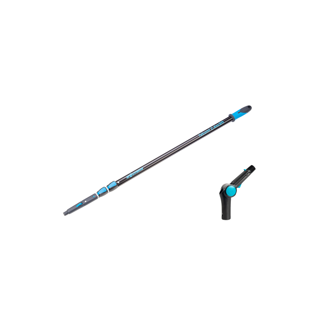 Moerman takumi deluxe telescoopsteel 3-delig, 2,4m, incl. Mini adapter