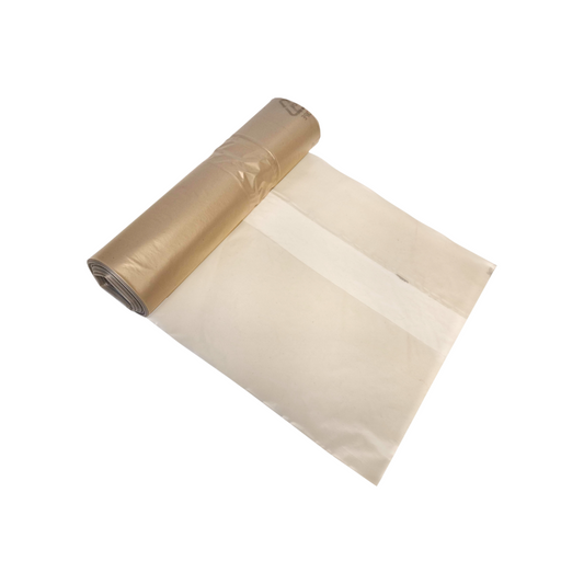 Koala Vuilniszak, 25 stuks op rol, 58 x100cm, 70L, LDPE Transparant