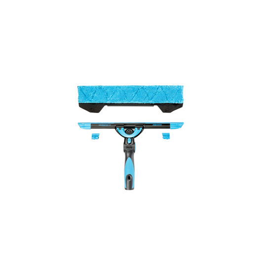 Moerman raamwisser Excelerator 2.0 greep met Liquidator 3.0 rail en FLIQ pad