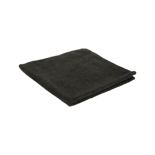 Microvezeldoek/bardoek, 40x40cm, zwart - set van 5