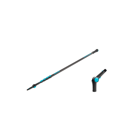 Moerman carbonator telescoopsteel 5-delig 5m, incl. Mini adapter