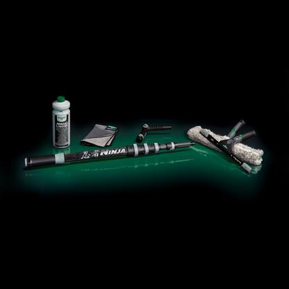 Unger NINJA 6-in-1 glazenwassersset met carbon telescoopsteel (NIEUW)
